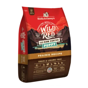 Wild Red Raw Coated Grain & Legume Free Prairie Recipe for Puppies raw coated grain free kibble front