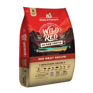 Wild Red Raw Coated Wholesome Grains Red Meat Recipe kibble front