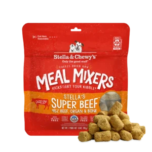 Stella & Chewy's Super Beef Meal Mixers food topper front
