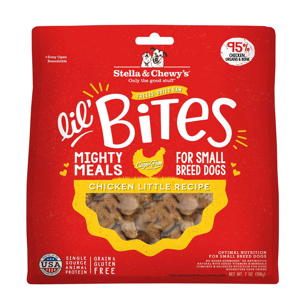Stella & Chewy's Chicken Little Lil' Bites Stella & Chewy's Chicken Little Lil' Bites freeze dried small dog food front