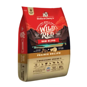 Wild Red Raw Blend Wholesome Grains Prairie Recipe for Dogs